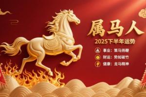 2025年屬馬人下半年運(yùn)勢如何